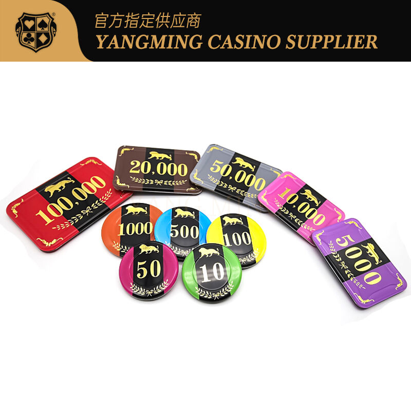 Qualità Lungo legga l'ABS Chips Set 780pcs di Chips Gambling Iron Sticker del casinò di distanza 13,56 RFID fabbrica