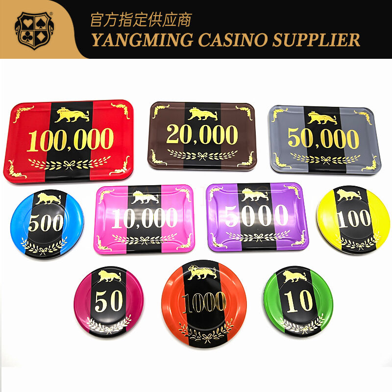 Qualità Lungo legga l'ABS Chips Set 780pcs di Chips Gambling Iron Sticker del casinò di distanza 13,56 RFID fabbrica