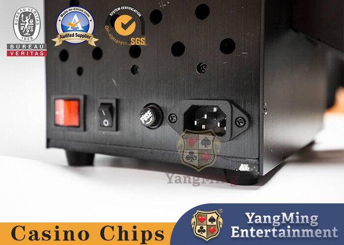 Kalite Macau Kulübü Siyah Demir Yarı-Otomatik Poker Parçalayıcı Casino Iskambil Kartları Papper İşlevli Kesici fabrika