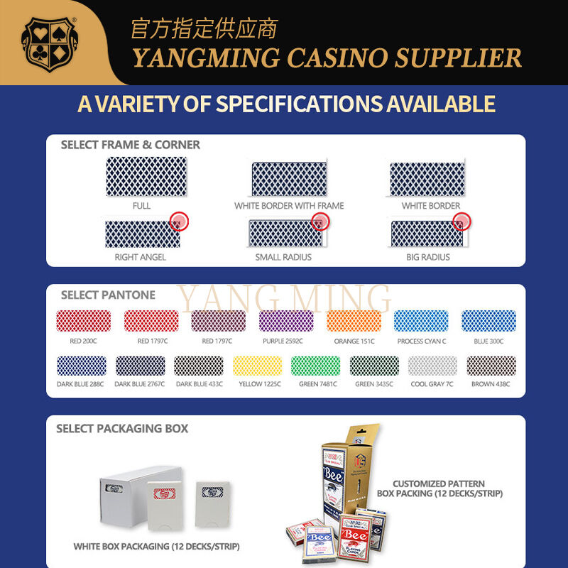 Quality Customizable Casino Playing Cards – High-Quality Professional Game Cards factory