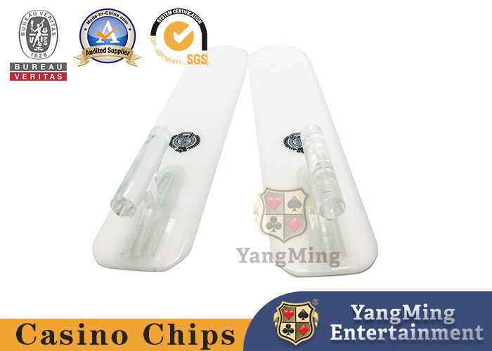 Quality White Plastic Logo Cards Shovel Casino Vip Club Game - Specific Playing Cards RFID Chip Handle Shovel factory