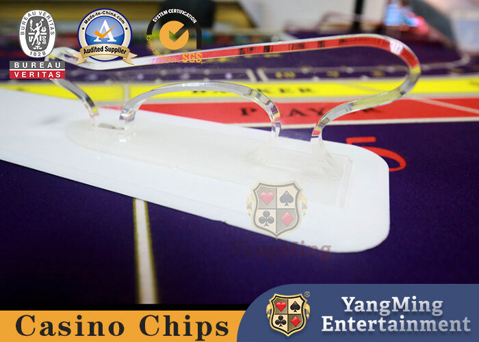 Jakość Texas Poker Table Shovel Industry Standard Plastikowa przezroczysta rączka Karty do gry Gotówka Dostosowana łopata fabryka