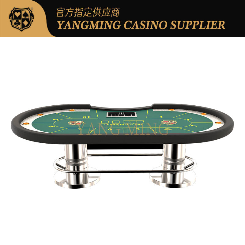 Qualité Table de poker personnalisée au Texas Hold'em Table de jeu de casino haut de gamme usine