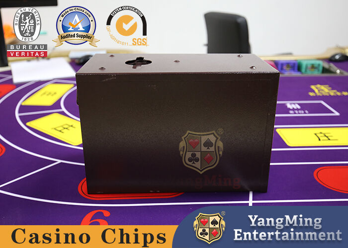 Qualität Luxuriöse eigene Eisene Kasse/Wasserbehälter für Casino-Poker-Tischspiele Fabrik