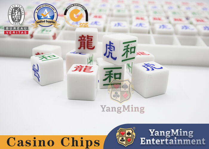 Jakość Lakier Carving Biały plastikowy podręcznik hazardu Wskaźnik wyniku Baccarat Dragon Tiger and Sic Bo Poker Akcesoria do gier fabryka