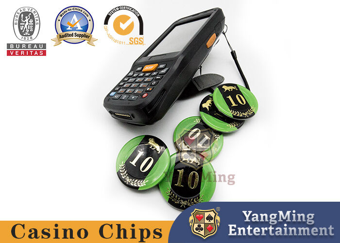 Quality 13.56MHz High Frequency RFID Handheld Terminal with 5200mAh Battery and IP65 Protection for Casino Chip Asset Tracking factory