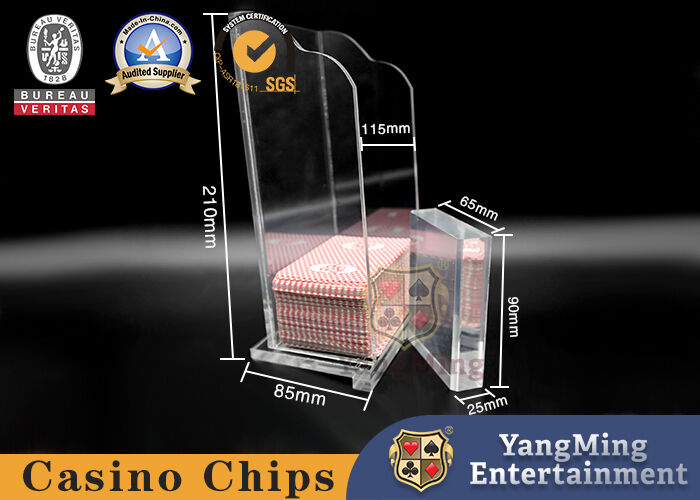 Quality Casino Poker Dedicated Stainless Steel Press Holder 8 Decks Playing Cards factory