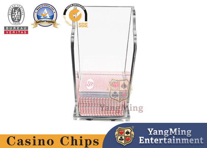 Quality Casino Poker Dedicated Stainless Steel Press Holder 8 Decks Playing Cards factory