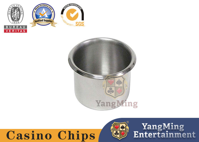 Calidad Taza de la tabla de la ruleta del ABS de Texas Poker Customize Clay Iron del bacará de los accesorios del juego del casino del tenedor del agua fábrica