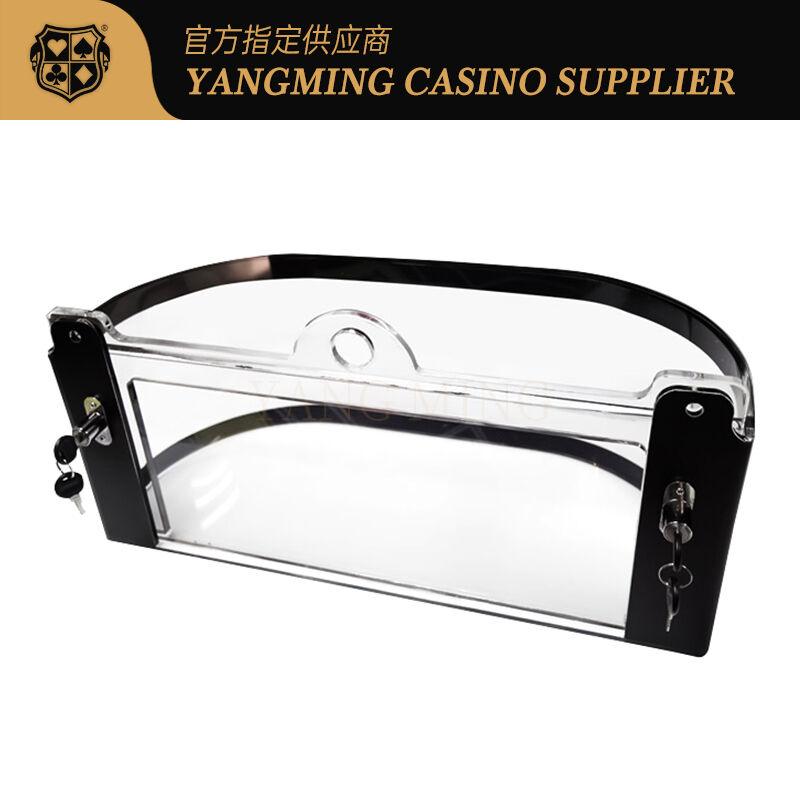 Jakość Akrylowy zagęszczony nośnik żetonów Roulette Wheel Stół do gier Dedykowany uchwyt na żetony do kasyna fabryka