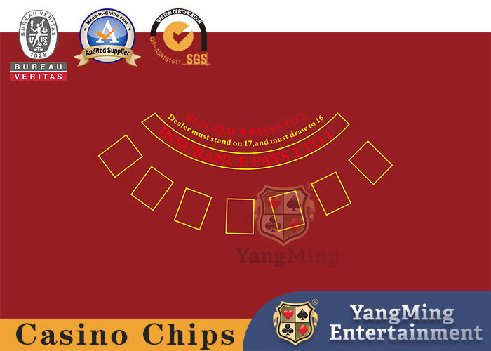 Quality Texas Holdem Poker Blackjack Black Jack High-end Waterproof And Flame-Retardant Professional Tablecloth factory