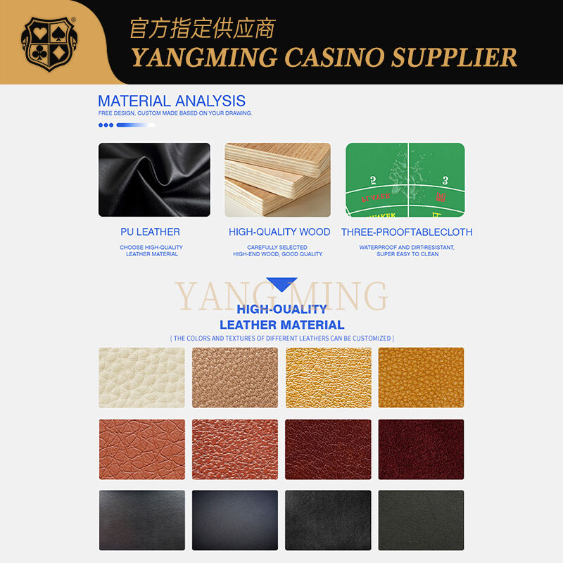 Qualità Tavolo da poker Baccarat in legno massello di qualità superiore per giochi di poker Baccarat al casinò fabbrica