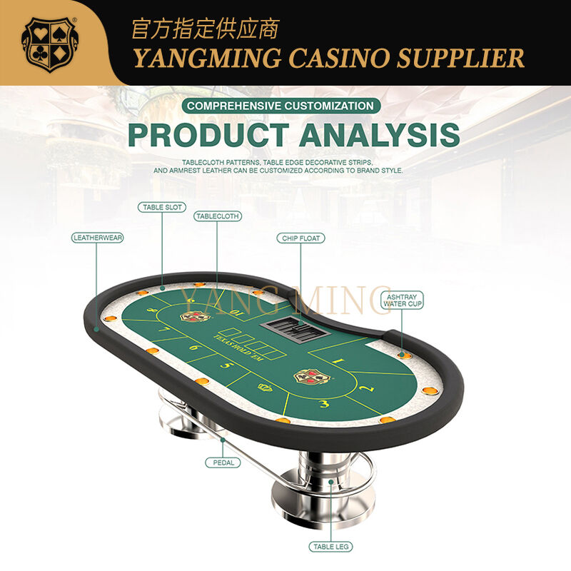 Jakość Deluxe personalizable poker table dla Ultimate Gaming Experience fabryka