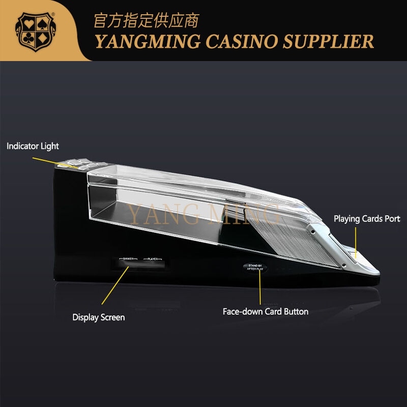 Qualität 8-Deck Smart Vollautomatischer Dealer-Schuh Baccarat Casino Tisch Pokerspiel Fabrik
