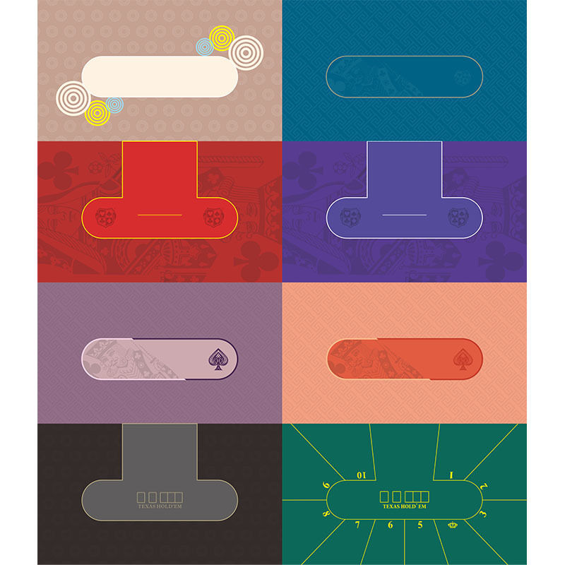 Qualità Tovaglia impermeabile personalizzata per Texas Hold'em di alta qualità, supporta la personalizzazione fabbrica