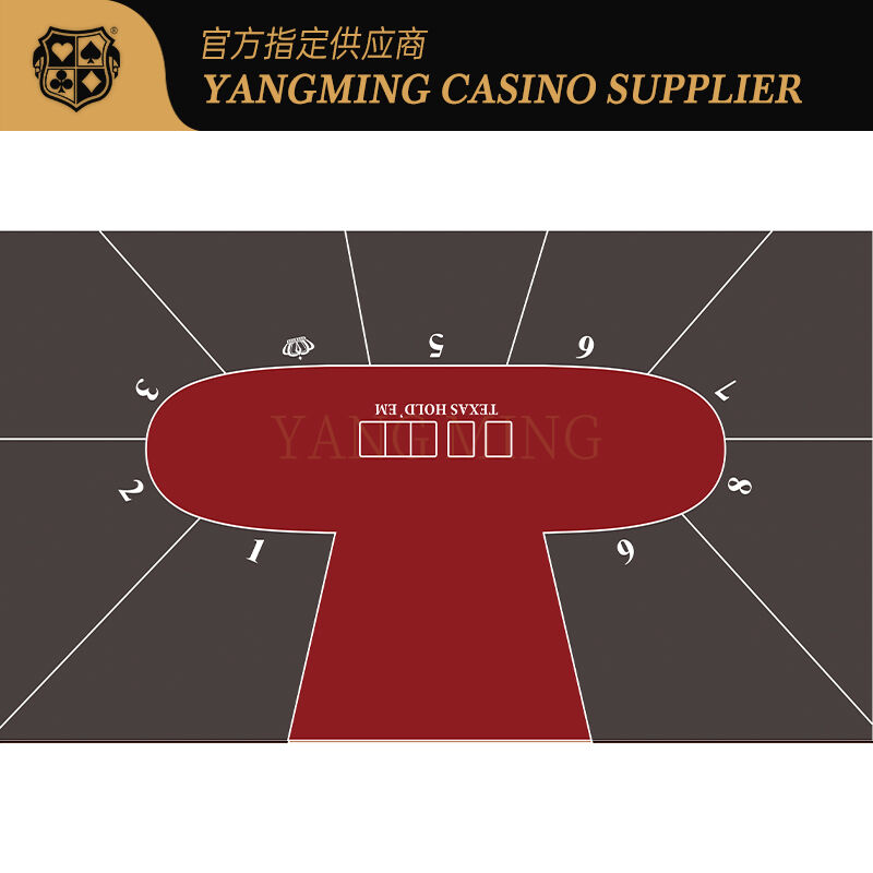 Chất lượng Khăn trải bàn Poker Texas Hold'em tùy chỉnh Chống thấm nước Chất liệu thân thiện với môi trường nhà máy