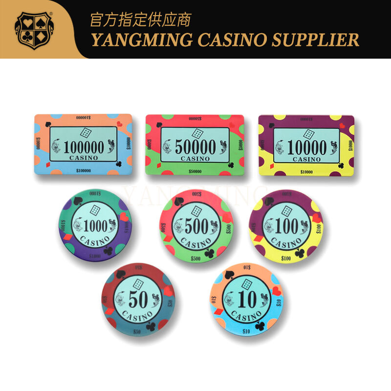 Qualité Puces de casino en céramique sur mesure – Designs personnalisés pour le poker professionnel et les jeux de table usine