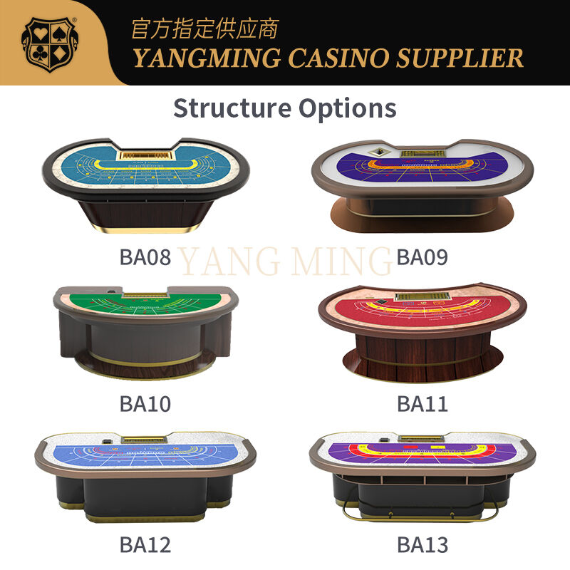 Qualità Tavolo da baccarat personalizzato di lusso Tavolo da gioco da casinò professionale in vendita fabbrica