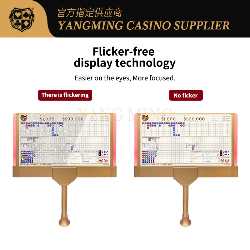 Jakość 27-calowy dwustronny wyświetlacz LED do profesjonalnych stołów kasynowych fabryka