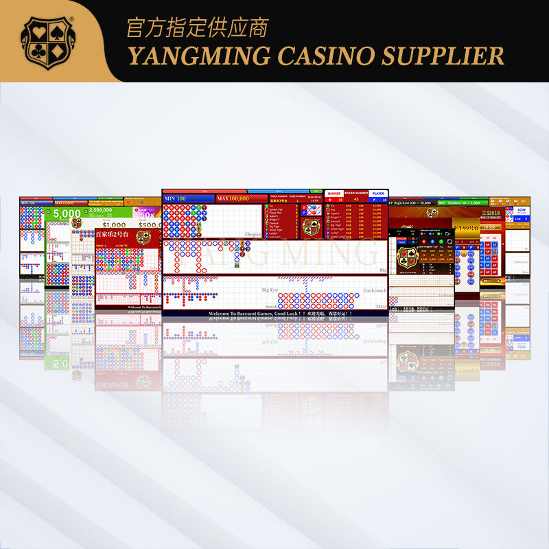 Kalite Baccarat Yazılım Sistemi V1 Casino Oyun Sistemi Oyun Masaları için fabrika