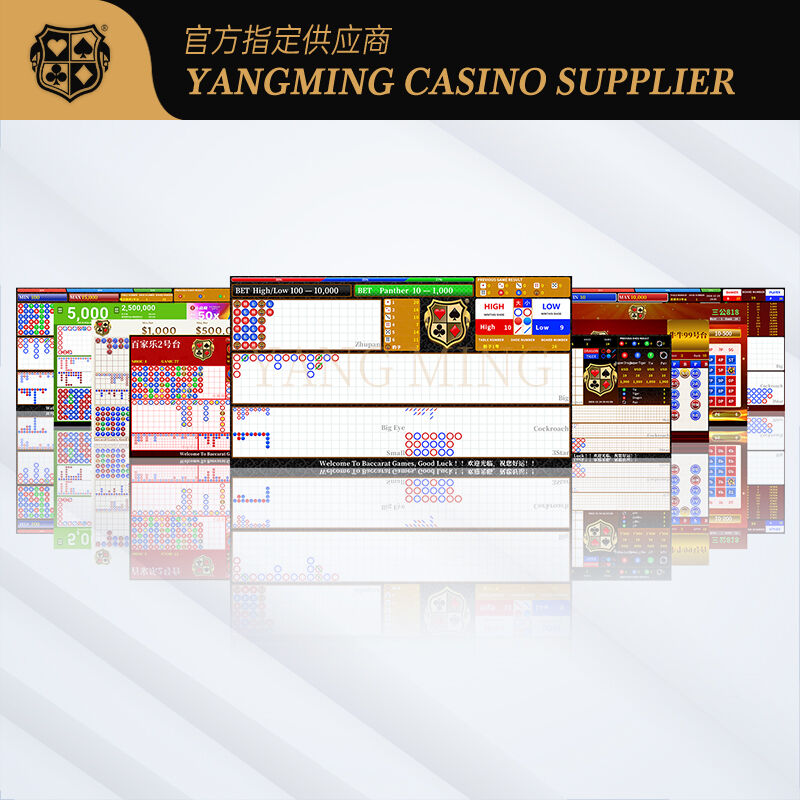 Quality Factory-Designed Horizontal Version Sicbo Game Software System for Casino Poker Games factory