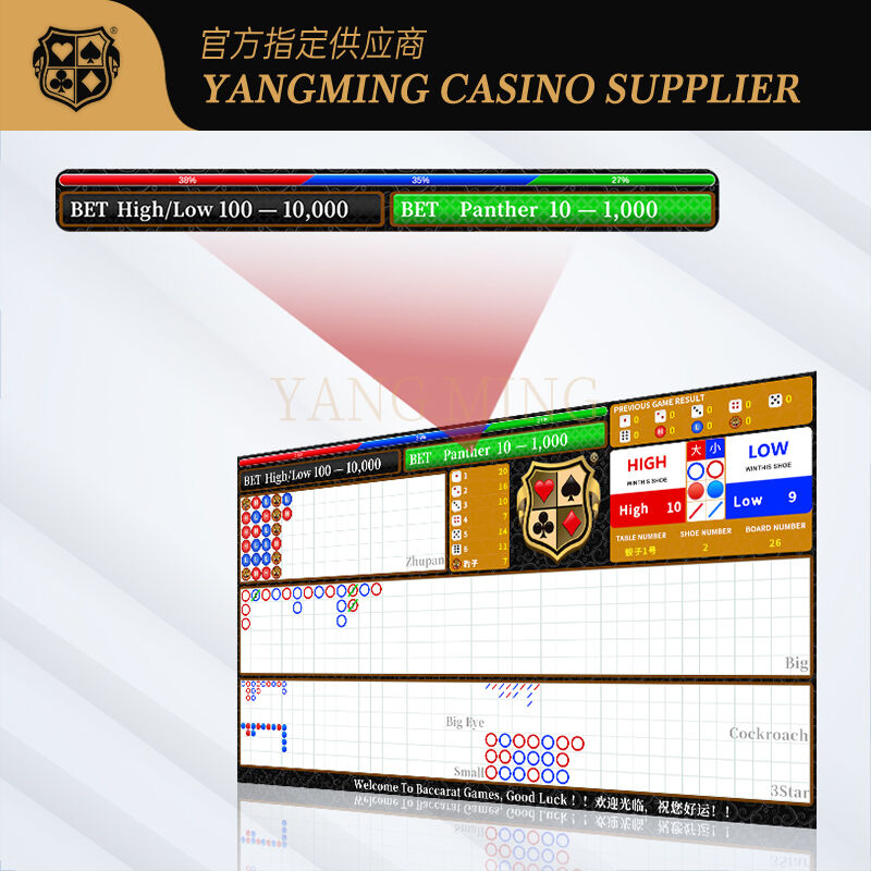 Quality Factory-Designed Horizontal Version Sicbo Game Software System for Casino Poker Games factory