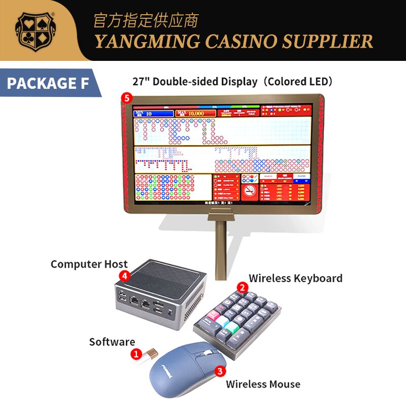 الجودة 678 نظام البوكر باكارا نادي الكازينو الباكارا ألعاب الترفيه نظام البطاقة النقدية مصنع