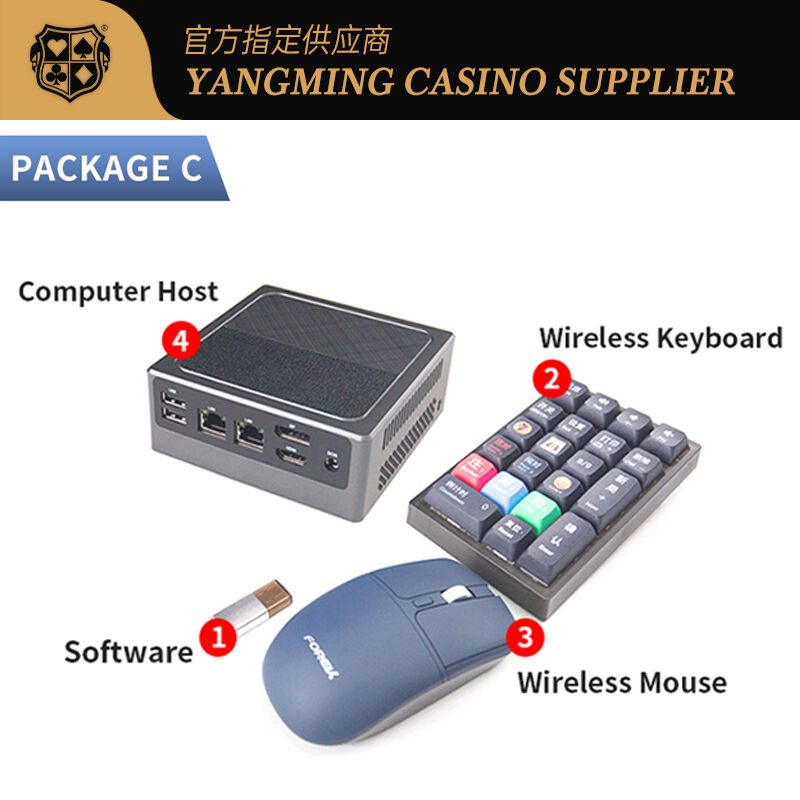 Kualitas Baru ditingkatkan layar animasi Cina dan Inggris Bilingual Switching Casino Baccarat Sistem Perangkat Lunak pabrik