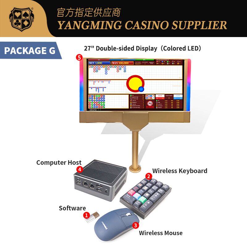 Qualità Lista di Baccarat Sistema Software Bilingue Switch Casinò Intrattenimento Poker Sistema di Gioco fabbrica