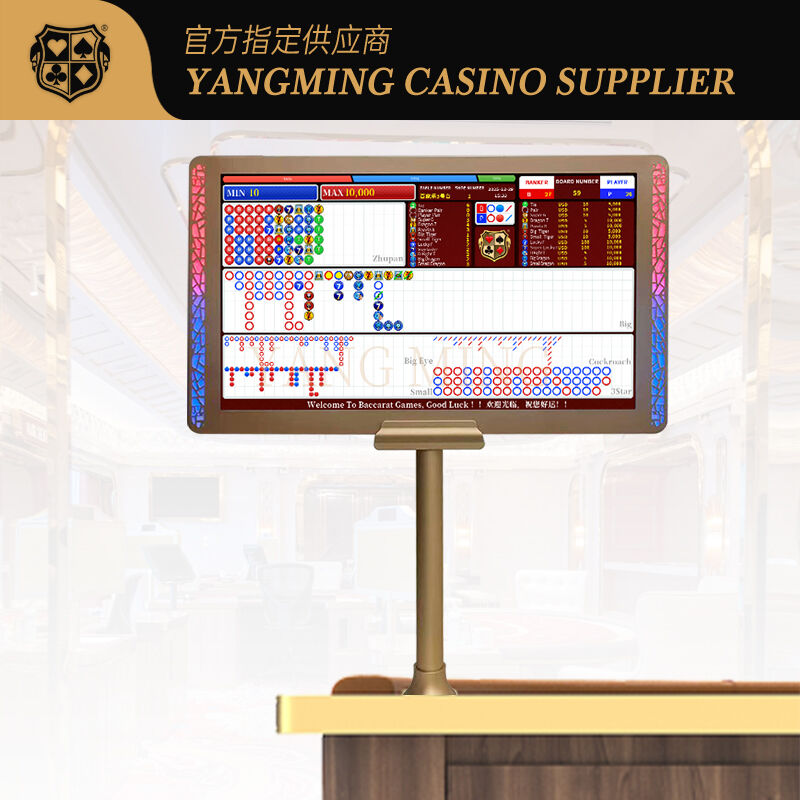 Quality Premium 27-Inch Dual-Sided Casino Gaming Display with Lights factory