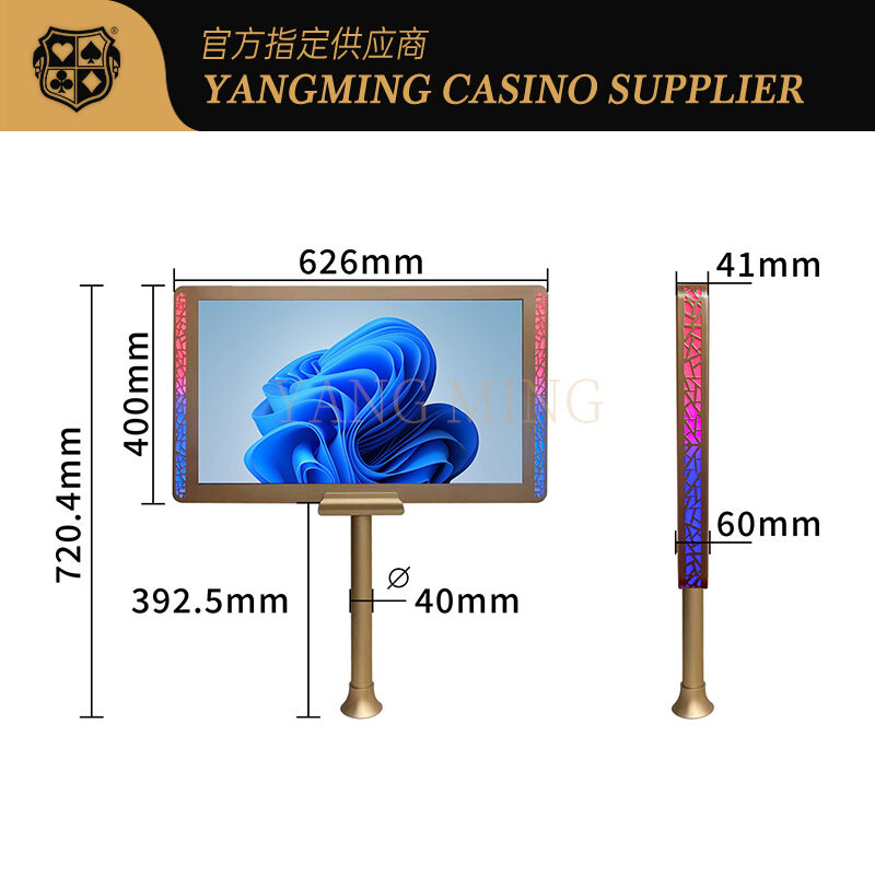 Quality Premium 27-Inch Dual-Sided Casino Gaming Display with Lights factory