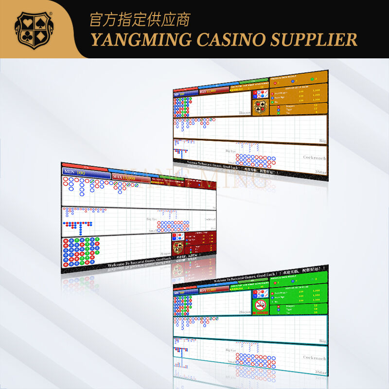 Quality Latest Casino Baccarat Dragon Tiger Software System for Poker Tables factory