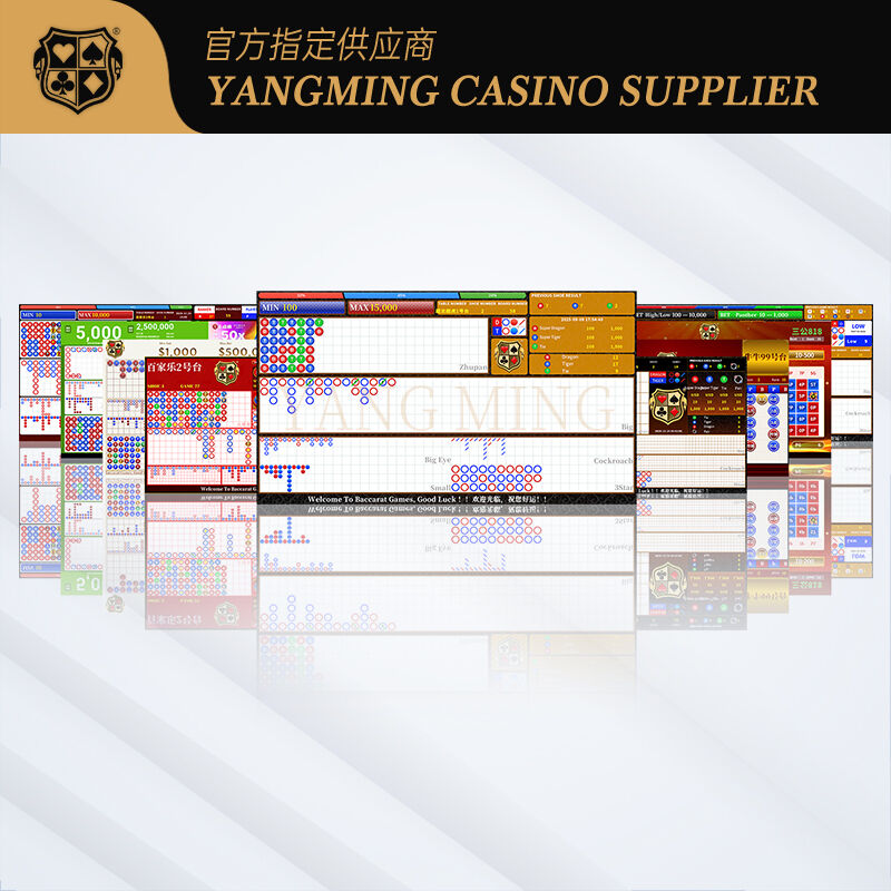 Quality Latest Casino Baccarat Dragon Tiger Software System for Poker Tables factory