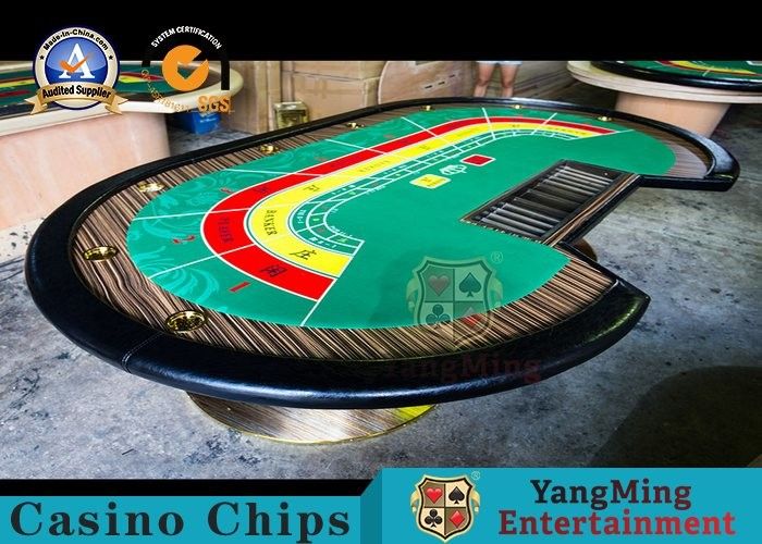 품질 현금 투입구 홀더 2650 * 14530 * 750 밀리미터와 바카라 10 사람 카지노 포커 테이블 공장