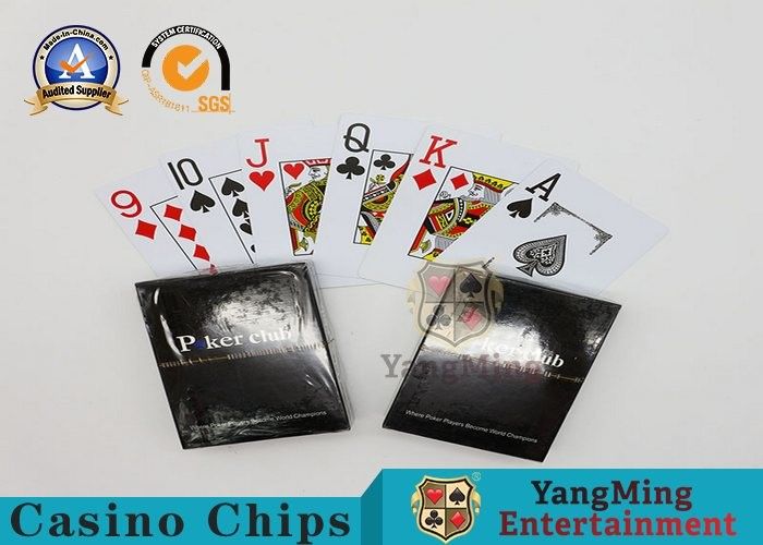 Quality 100 Texas Holdem 100% Waterproof Casino Playing Cards For Entertainment Customized Package factory