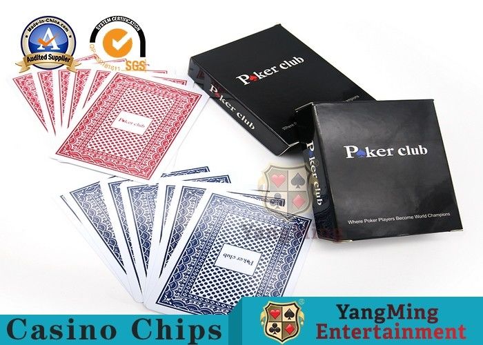 Quality 100 Texas Holdem 100% Waterproof Casino Playing Cards For Entertainment Customized Package factory