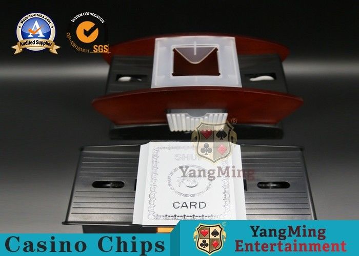 Washable Casino Automatic Plastic Deck Card Shuffler Machine For Bridge