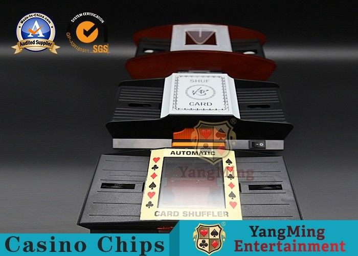 Jakość Zwykłe karty do gry w 2 talie Casino Poker Shuffler / Automatic Card Shuffler fabryka