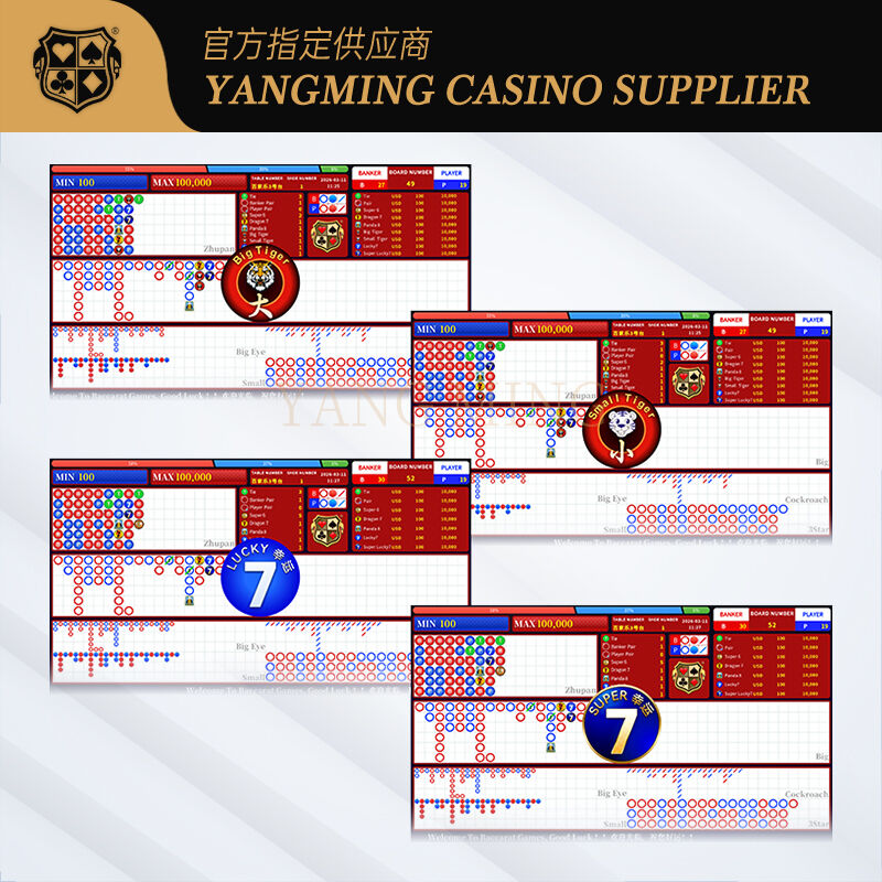 Quality Intelligent LED Baccarat Scoreboard Linked With Card Dealer For Casino Table factory