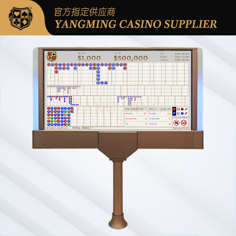 Quality Full View Anti Reflection Dual sided Casino Table LED Display Screen factory