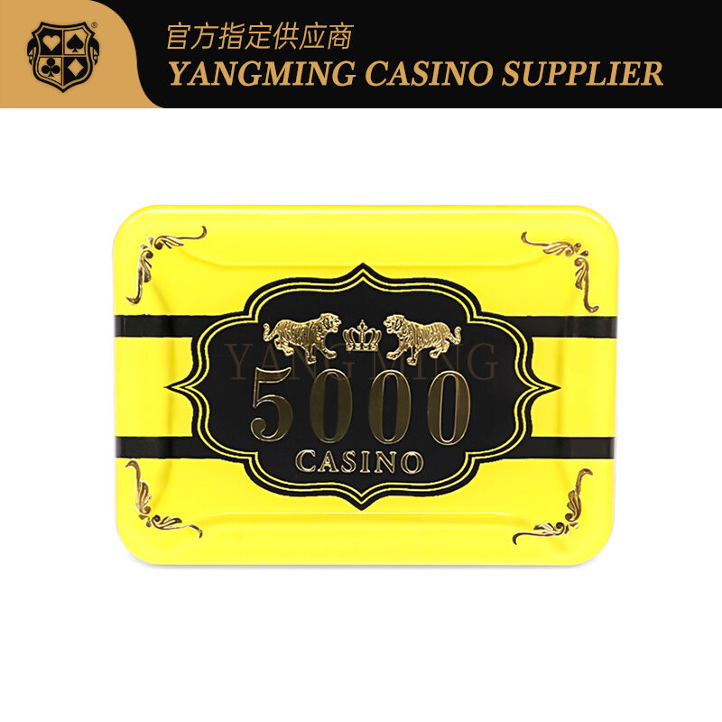 Qualité Un jeu de puces personnalisable avec technologie RFID d'impression de logo et acrylique hautement transparent pour les jeux de casino usine