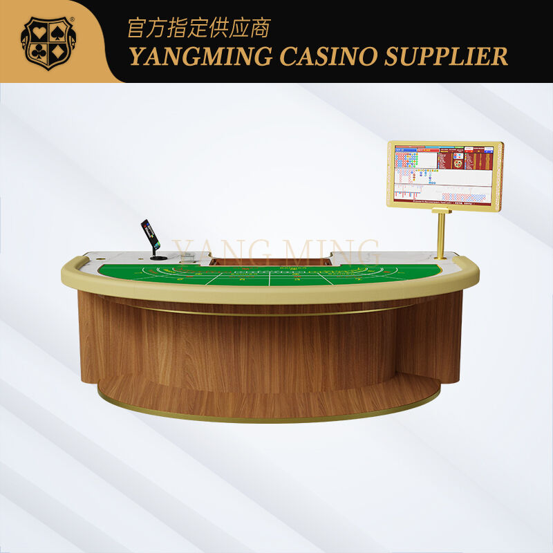 Quality Professional Half Round Poker Game Table for Casino, Durable & Easy to Operate factory
