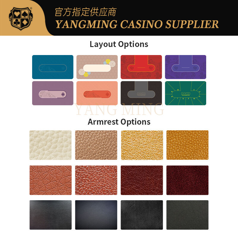 Quality Professional Reinforced Hardwood Texas Holdem Poker Table For Casino Use factory