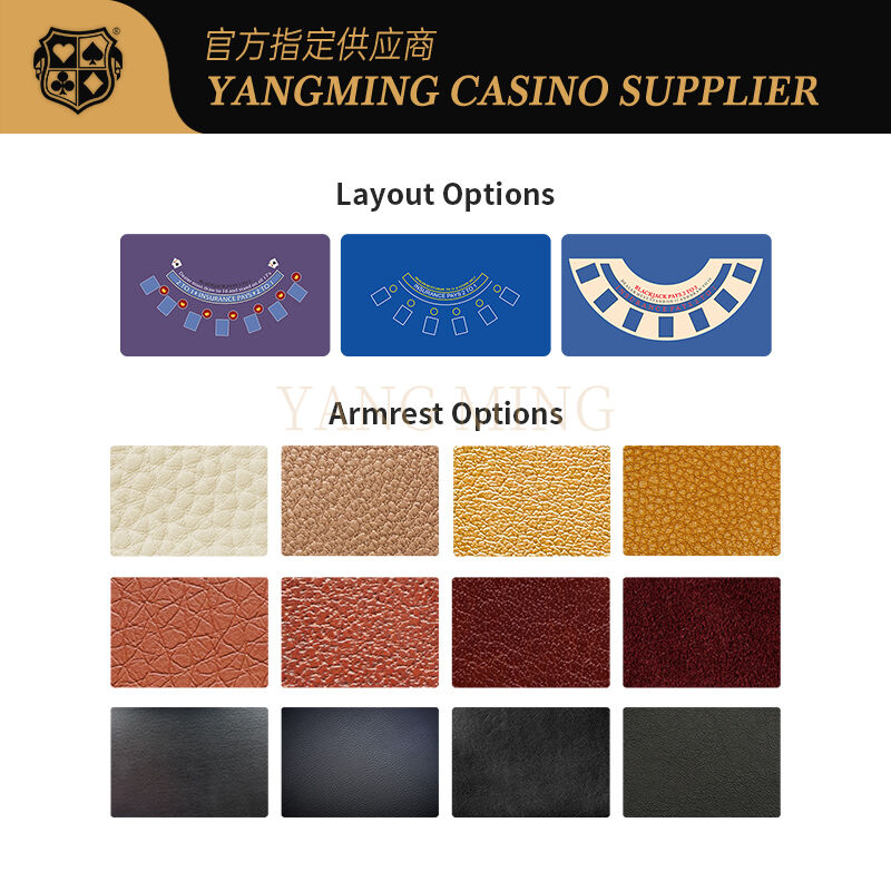 Quality Premium Custom Blackjack Table For High-End Casino Game Table factory
