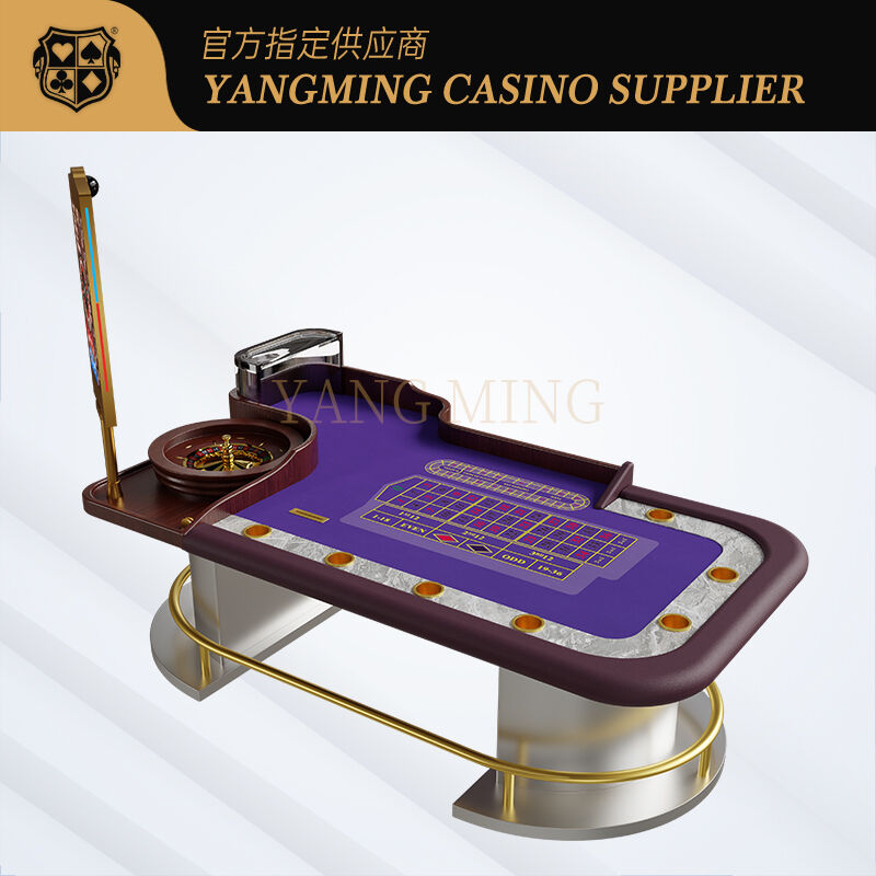 Quality Luxury Roulette Gaming Table Customized Casino Furniture for VIP Gaming Rooms factory