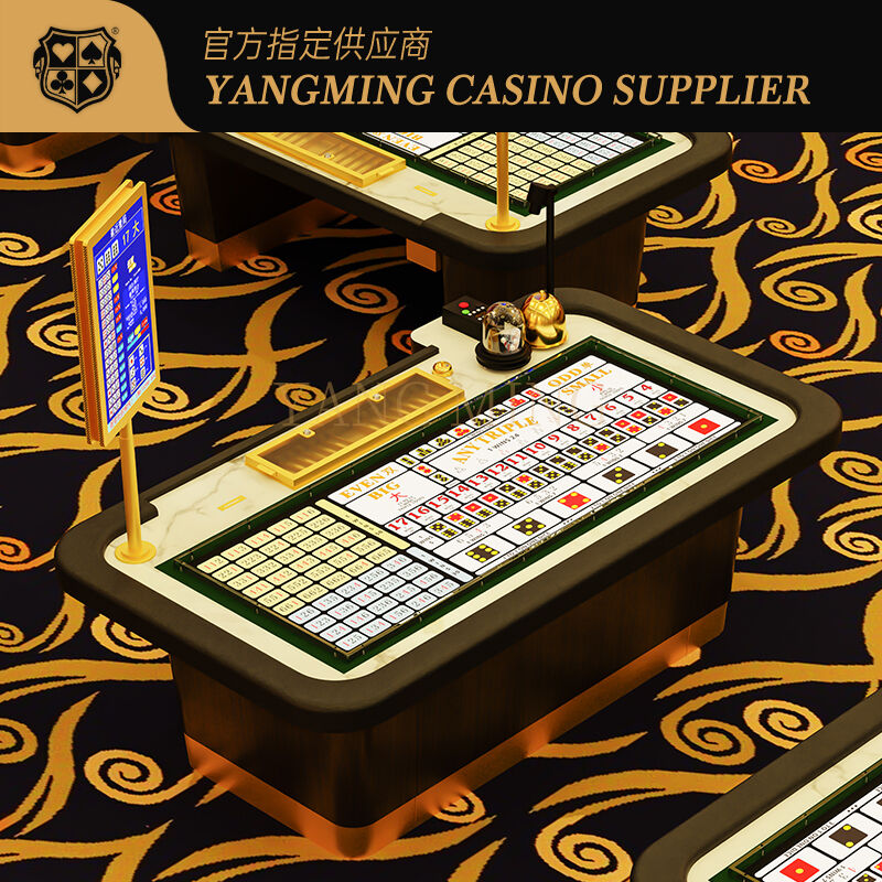 Quality Professional Standard Sicbo Poker Table For Casino-Grade Gaming Table factory