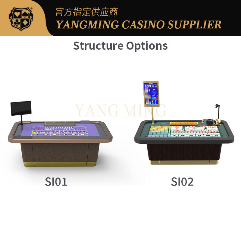 Quality Professional Standard Sicbo Poker Table For Casino-Grade Gaming Table factory
