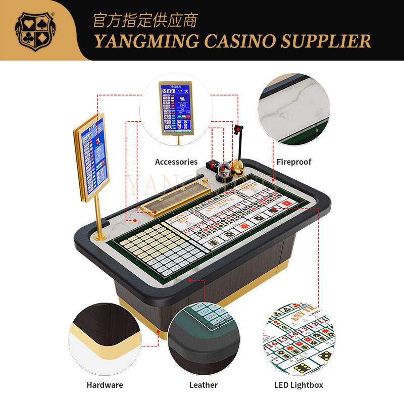 Quality  Luxury VIP Sicbo Poker Table For High-End Casino Game Table factory