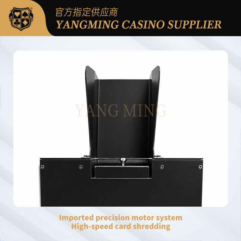 Quality High Efficiency Single-Port Black Playing Card Shredder factory