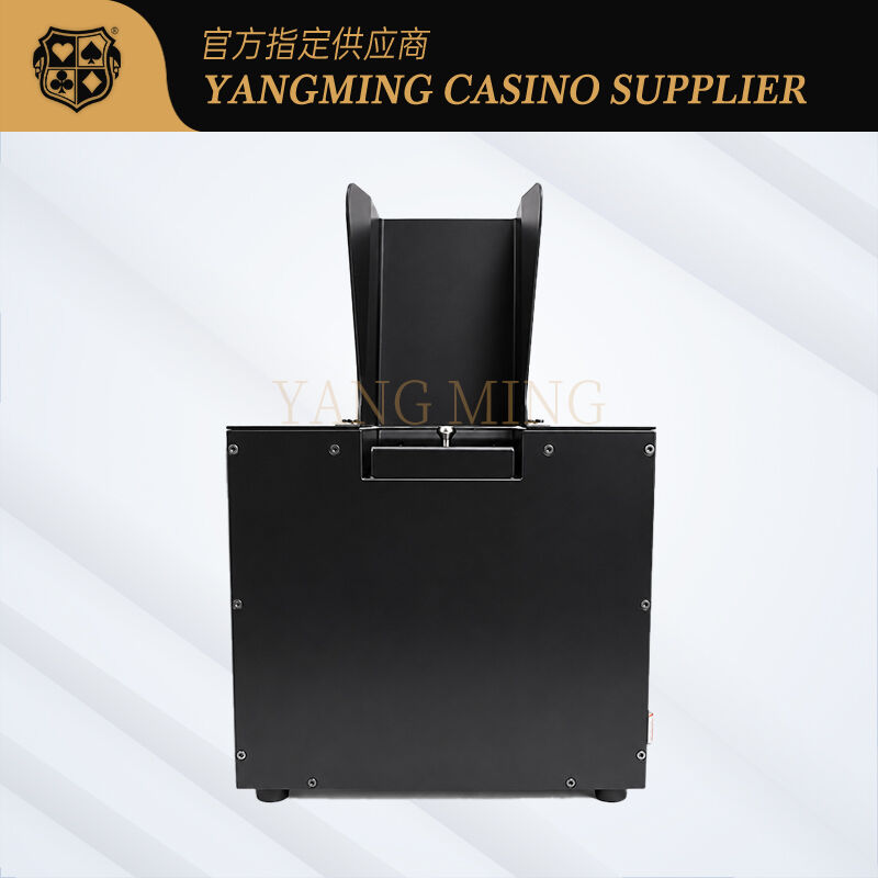 Quality Black Metal Poker Card Shredder Machine with Single Port Feed  factory